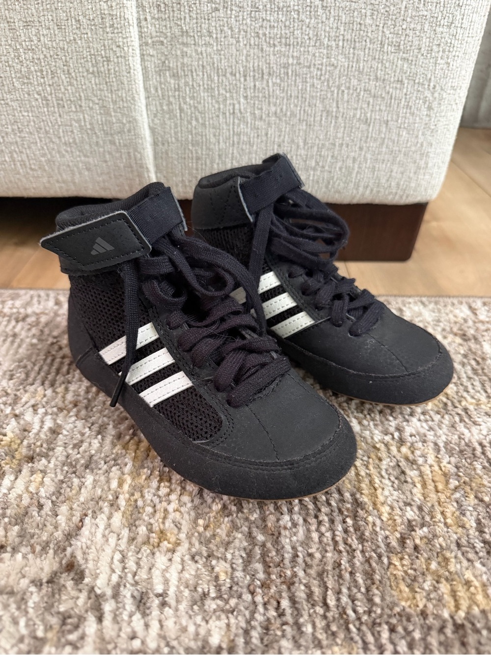 Little boys adidas wrestling shoes